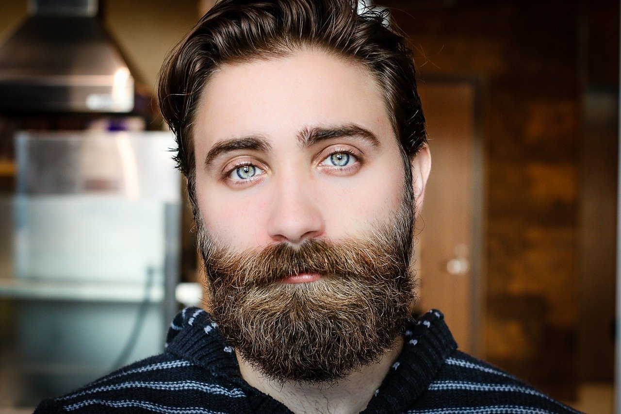 Beard man in barber shop